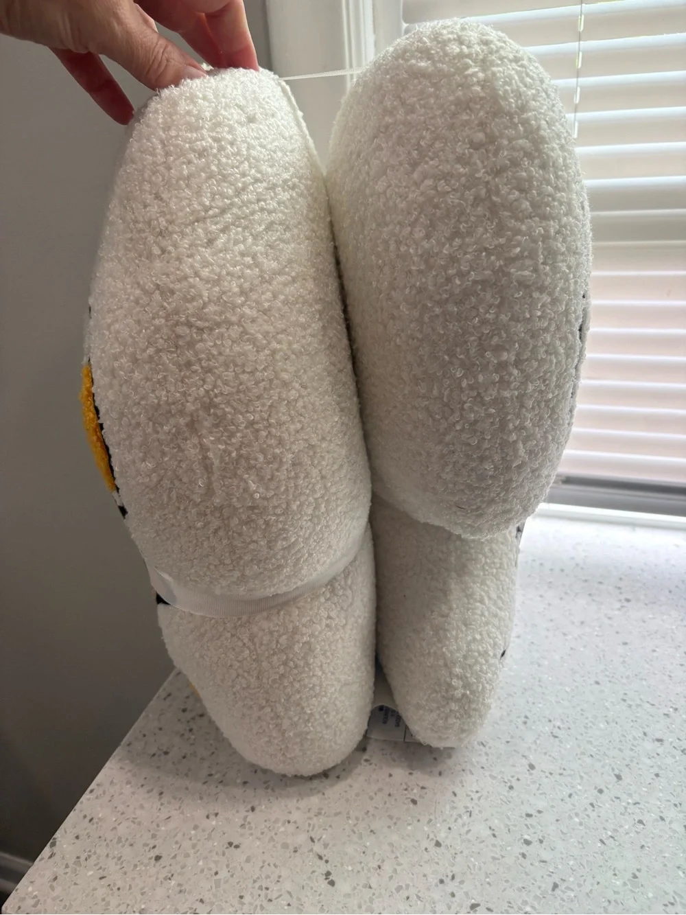 Peanuts Woodstock Decorative Throw Pillow - White & Yellow